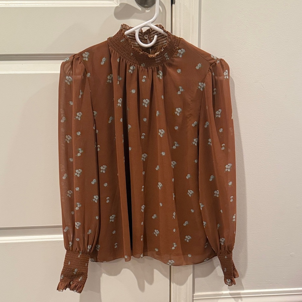 Wilfred Brown Floral Blouse